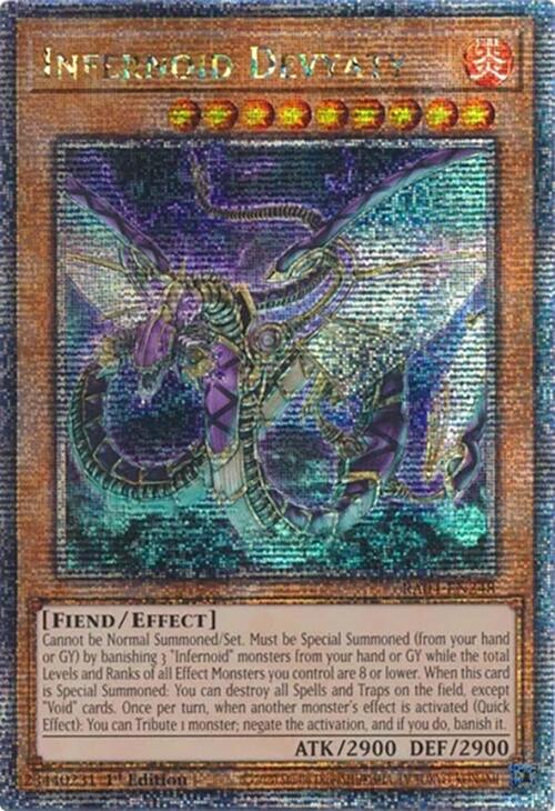 Infernoid Devyaty [RA04-EN248] Quarter Century Secret Rare | Exor Games Summserside