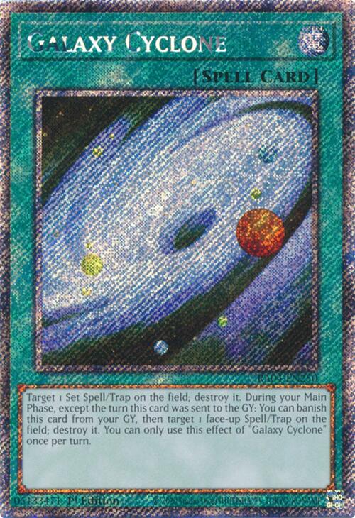 Galaxy Cyclone [RA04-EN250] Platinum Secret Rare | Exor Games Summserside