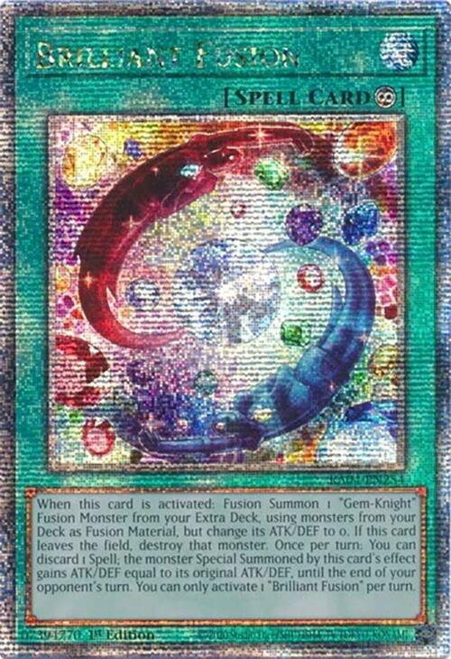 Brilliant Fusion [RA04-EN254] Quarter Century Secret Rare | Exor Games Summserside