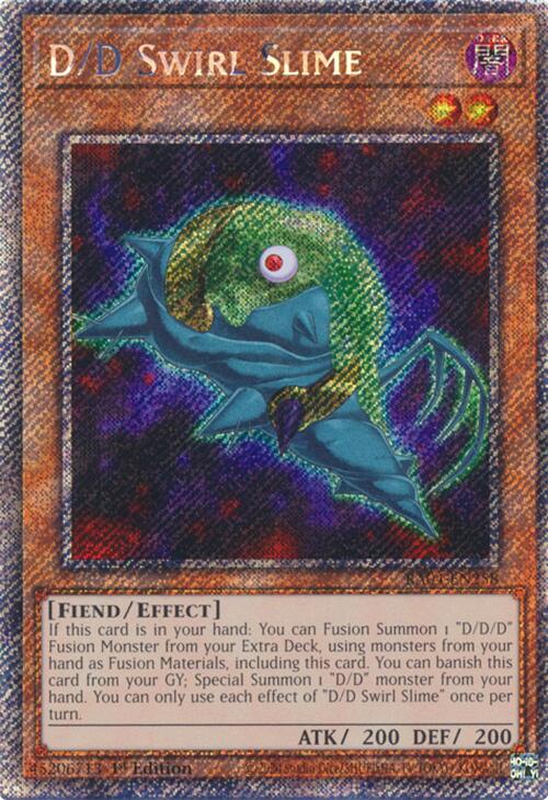 D/D Swirl Slime [RA04-EN258] Platinum Secret Rare | Exor Games Summserside