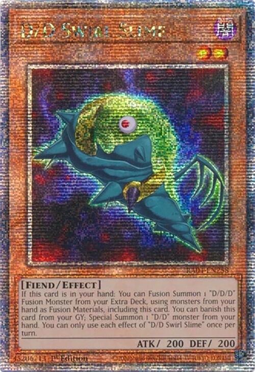 D/D Swirl Slime [RA04-EN258] Quarter Century Secret Rare | Exor Games Summserside