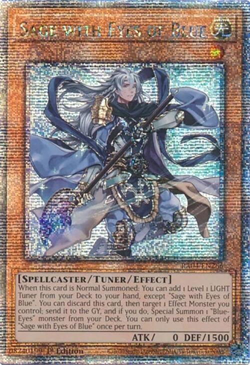 Sage with Eyes of Blue [RA04-EN266] Quarter Century Secret Rare | Exor Games Summserside