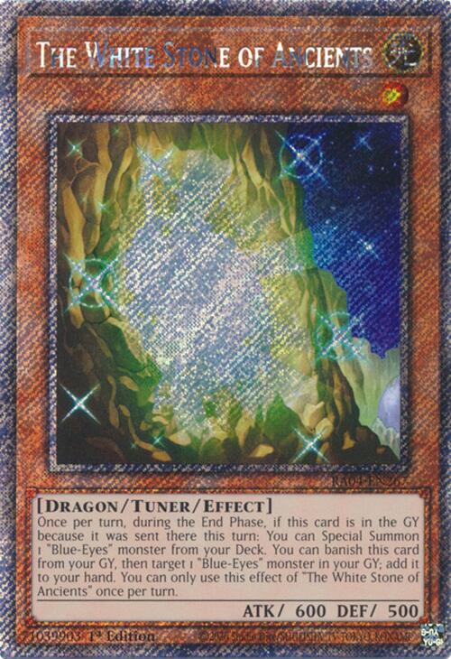 The White Stone of Ancients [RA04-EN267] Platinum Secret Rare | Exor Games Summserside