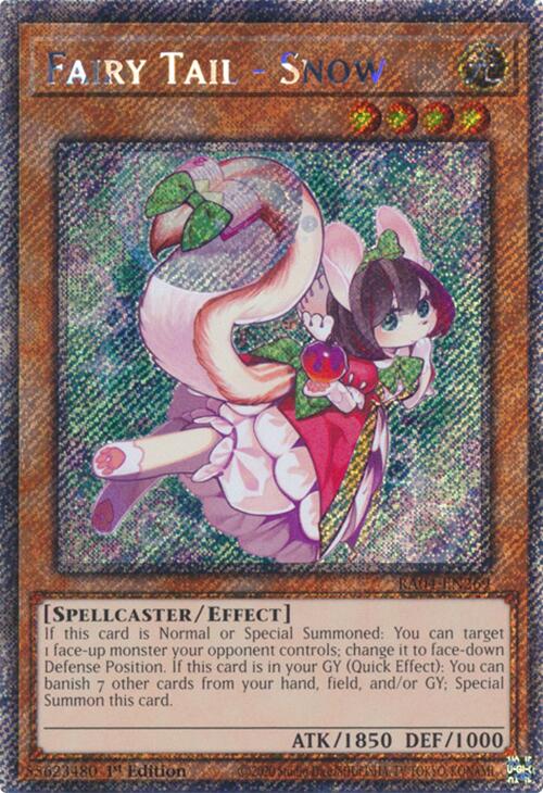 Fairy Tail - Snow [RA04-EN269] Platinum Secret Rare | Exor Games Summserside