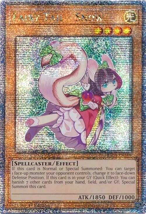 Fairy Tail - Snow [RA04-EN269] Quarter Century Secret Rare | Exor Games Summserside