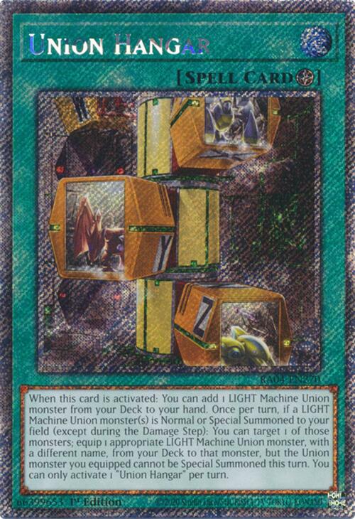 Union Hangar [RA04-EN270] Platinum Secret Rare | Exor Games Summserside