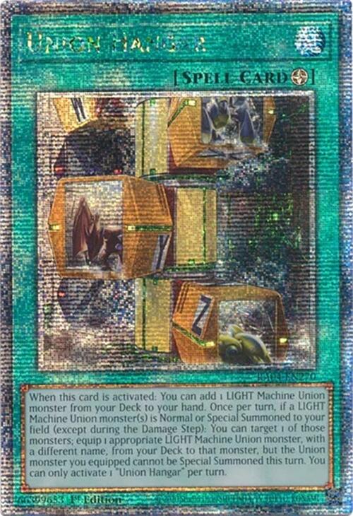 Union Hangar [RA04-EN270] Quarter Century Secret Rare | Exor Games Summserside