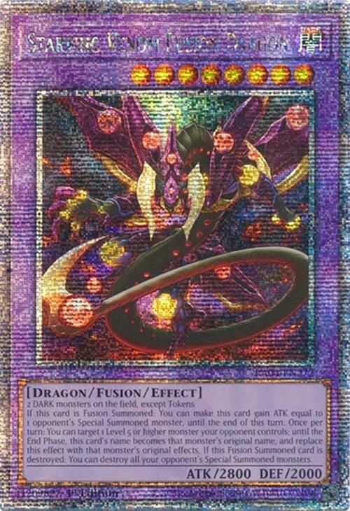 Starving Venom Fusion Dragon [RA04-EN272] Quarter Century Secret Rare | Exor Games Summserside
