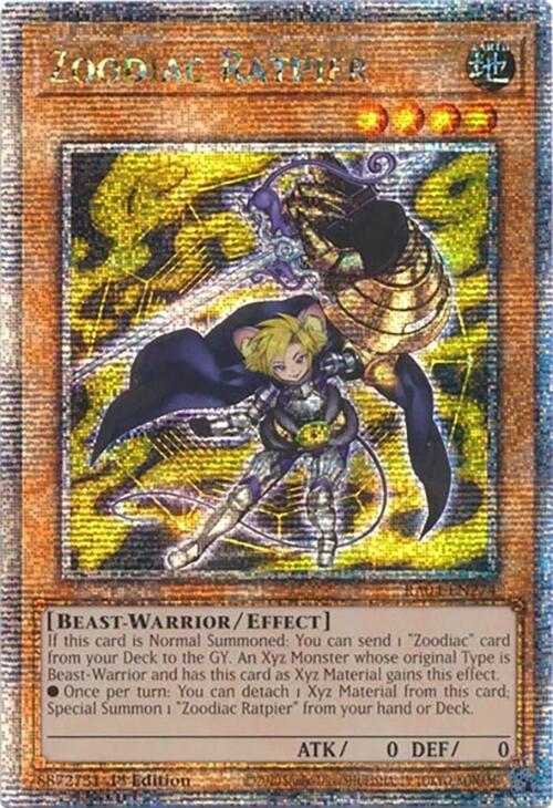 Zoodiac Ratpier [RA04-EN274] Quarter Century Secret Rare | Exor Games Summserside