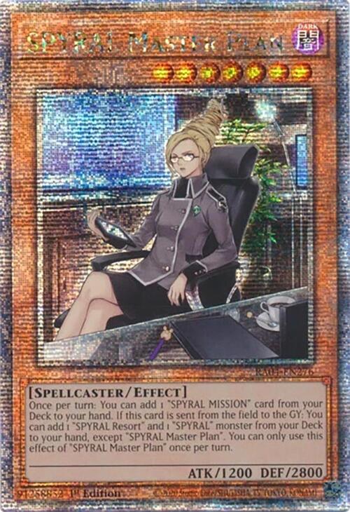 SPYRAL Master Plan [RA04-EN276] Quarter Century Secret Rare | Exor Games Summserside