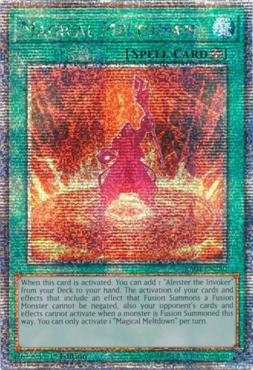 Magical Meltdown [RA04-EN280] Quarter Century Secret Rare | Exor Games Summserside
