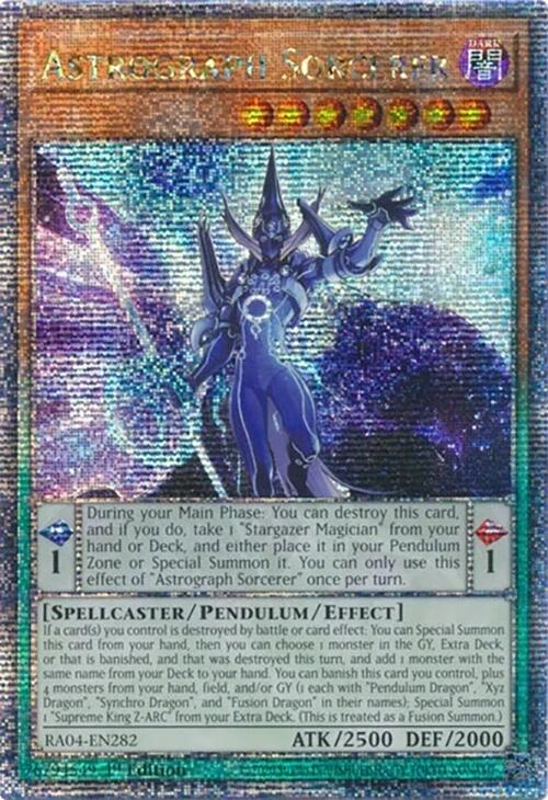 Astrograph Sorcerer [RA04-EN282] Quarter Century Secret Rare | Exor Games Summserside