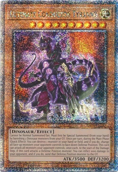 Ultimate Conductor Tyranno [RA04-EN287] Quarter Century Secret Rare | Exor Games Summserside