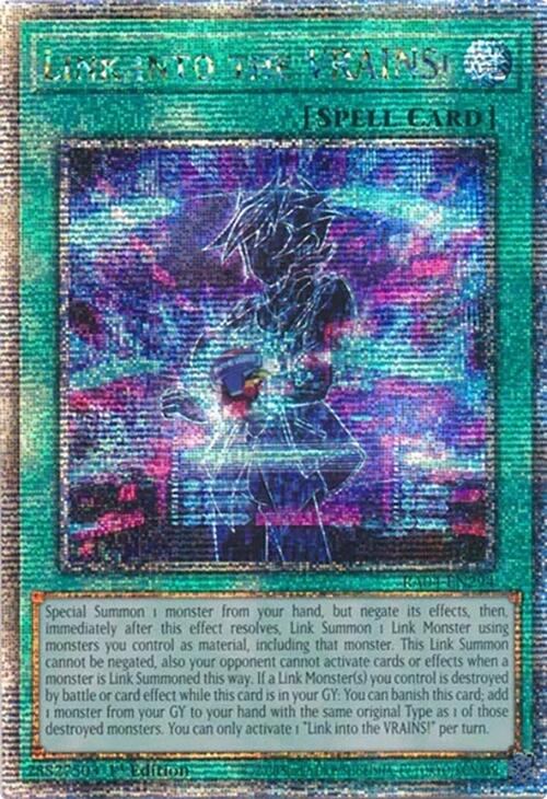 Link into the VRAINS! [RA04-EN294] Quarter Century Secret Rare | Exor Games Summserside