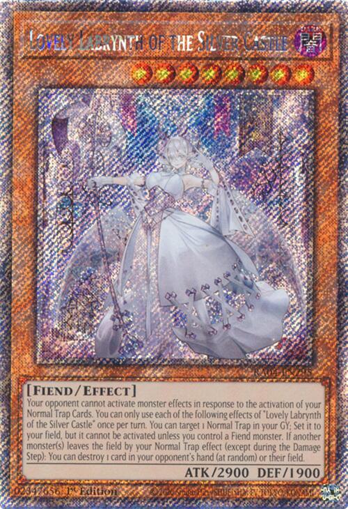 Lovely Labrynth of the Silver Castle [RA04-EN295] Platinum Secret Rare | Exor Games Summserside