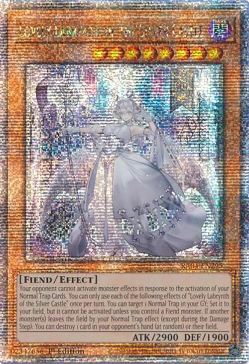 Lovely Labrynth of the Silver Castle [RA04-EN295] Quarter Century Secret Rare | Exor Games Summserside