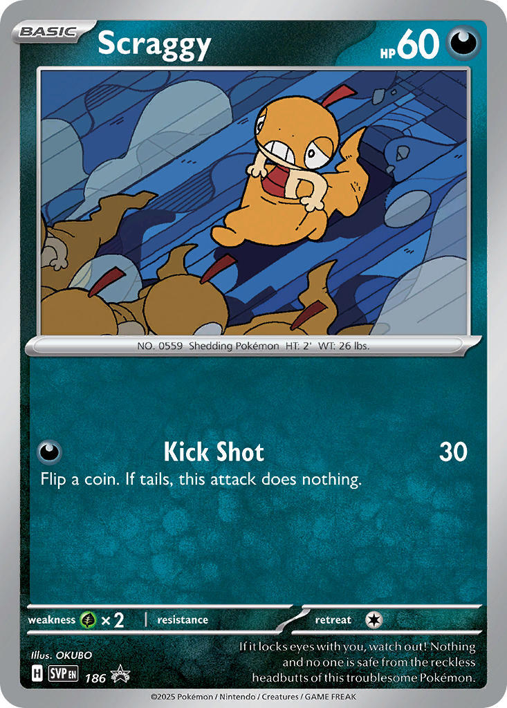 Scraggy (186) [Scarlet & Violet: Black Star Promos] | Exor Games Summserside