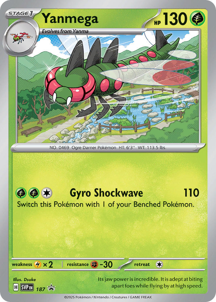 Yanmega (187) [Scarlet & Violet: Black Star Promos] | Exor Games Summserside