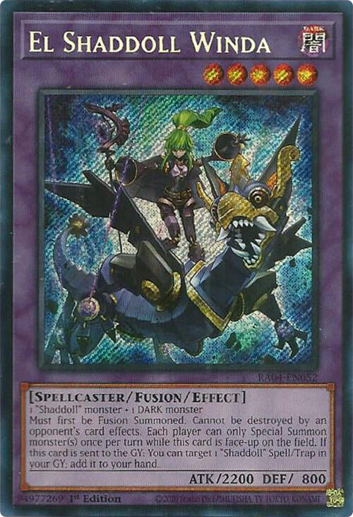 El Shaddoll Winda [RA04-EN052] Secret Rare | Exor Games Summserside