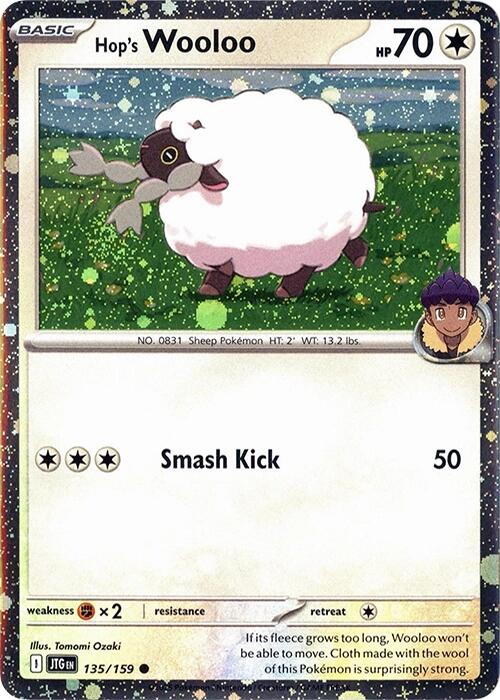 Hop's Wooloo (135/159) (Cosmos Holo) [Scarlet & Violet: Journey Together] | Exor Games Summserside