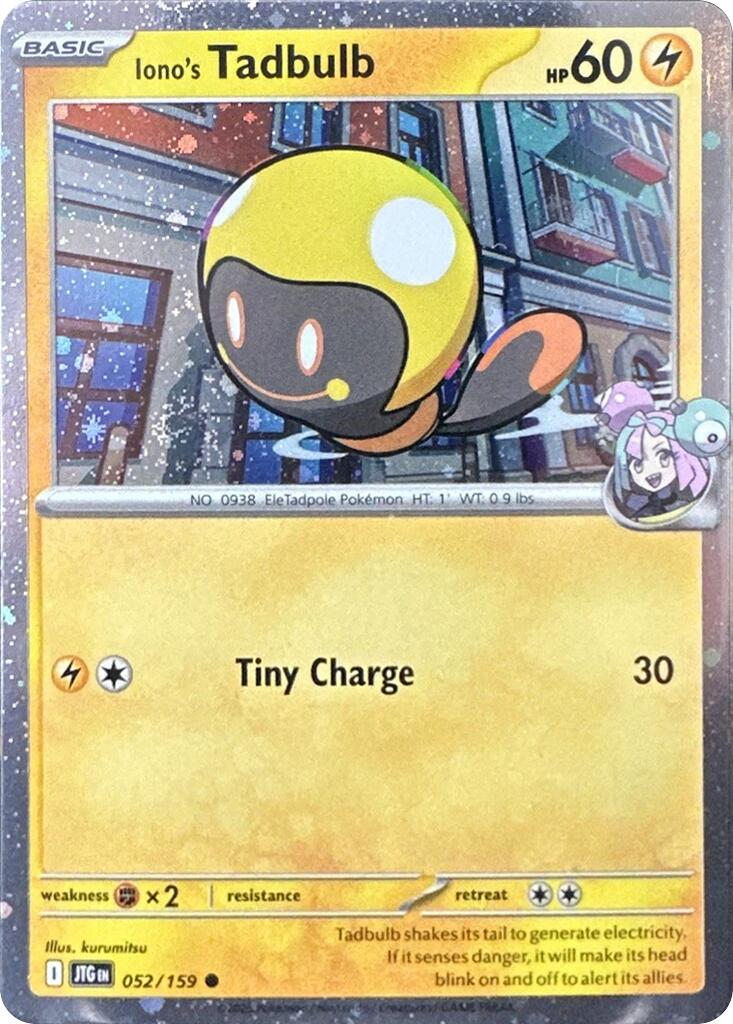 Iono's Tadbulb (052/159) (Cosmos Holo) [Scarlet & Violet: Journey Together] | Exor Games Summserside
