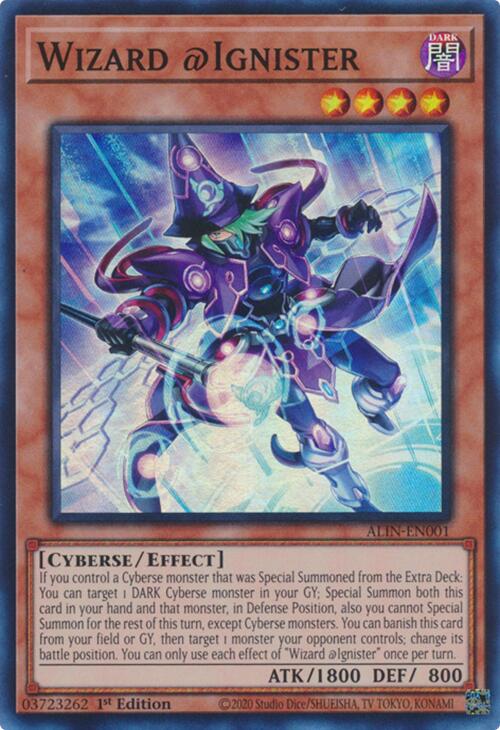 Wizard @Ignister [ALIN-EN001] Super Rare | Exor Games Summserside