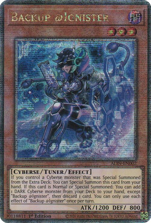 Backup @Ignister [ALIN-EN002] Quarter Century Secret Rare | Exor Games Summserside