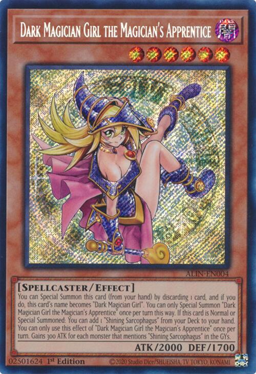 Dark Magician Girl the Magician's Apprentice [ALIN-EN004] Secret Rare | Exor Games Summserside