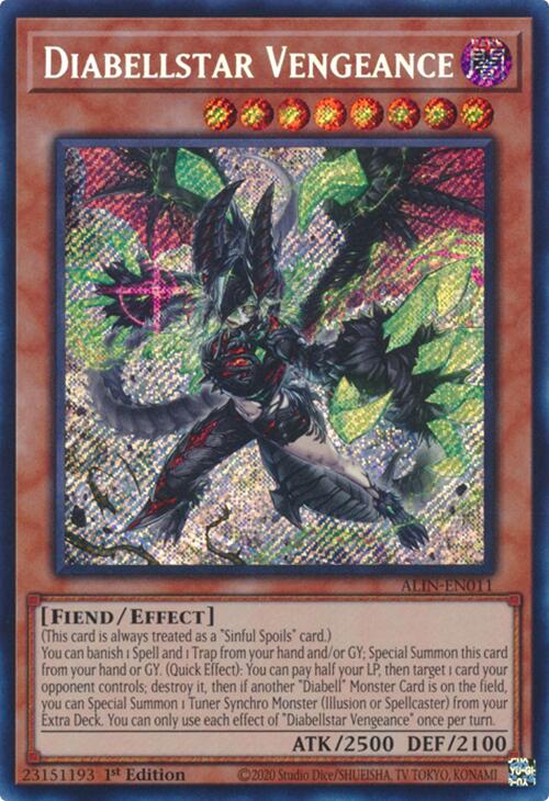 Diabellstar Vengeance [ALIN-EN011] Secret Rare | Exor Games Summserside