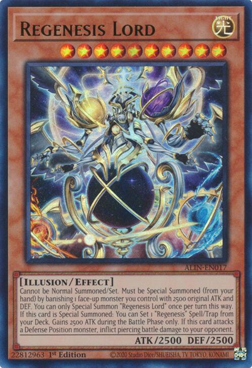 Regenesis Lord [ALIN-EN017] Ultra Rare | Exor Games Summserside