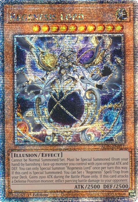 Regenesis Lord [ALIN-EN017] Quarter Century Secret Rare | Exor Games Summserside