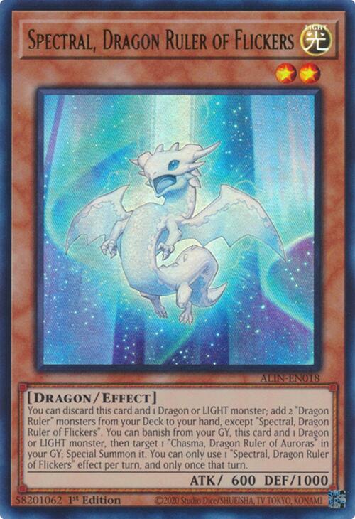 Spectral, Dragon Ruler of Flickers [ALIN-EN018] Ultra Rare | Exor Games Summserside