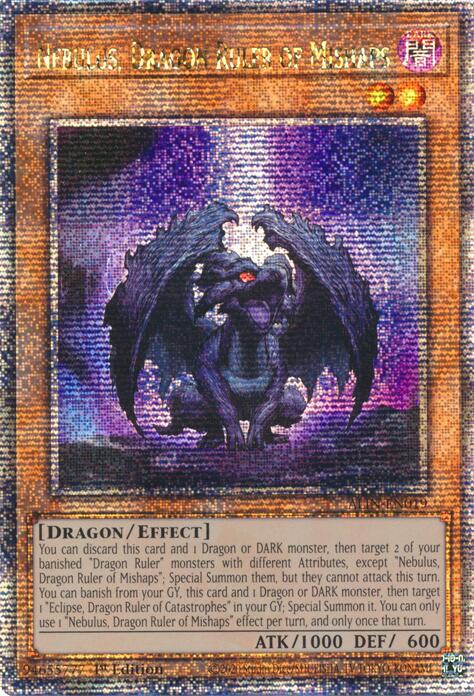 Nebulus, Dragon Ruler of Mishaps [ALIN-EN019] Quarter Century Secret Rare | Exor Games Summserside