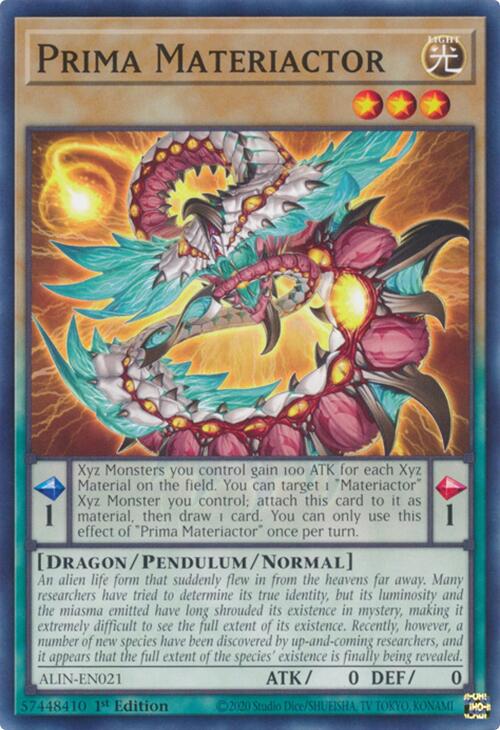 Prima Materiactor [ALIN-EN021] Common | Exor Games Summserside