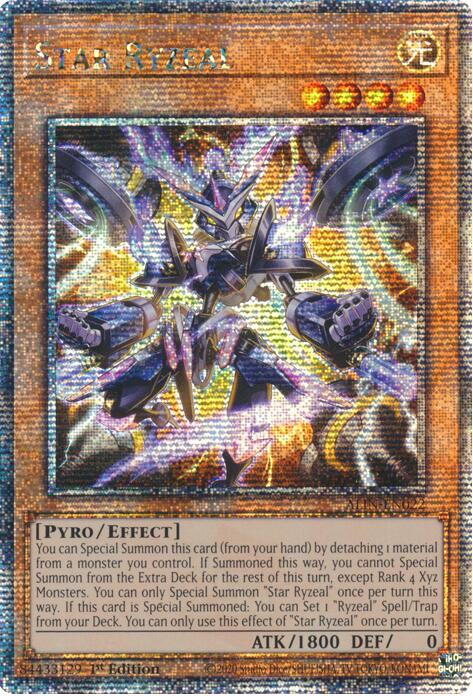 Star Ryzeal [ALIN-EN022] Quarter Century Secret Rare | Exor Games Summserside