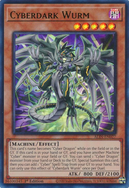 Cyberdark Wurm [ALIN-EN027] Ultra Rare | Exor Games Summserside