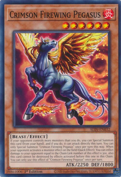 Crimson Firewing Pegasus [ALIN-EN032] Common | Exor Games Summserside