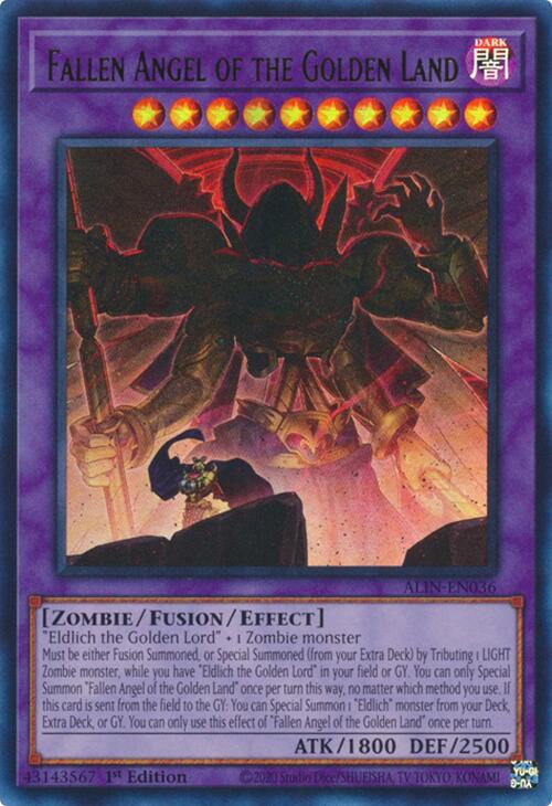 Fallen Angel of the Golden Land [ALIN-EN036] Ultra Rare | Exor Games Summserside