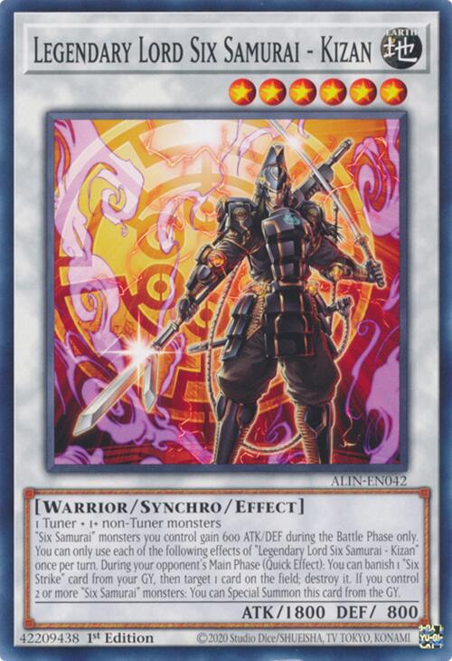 Legendary Lord Six Samurai - Kizan [ALIN-EN042] Common | Exor Games Summserside