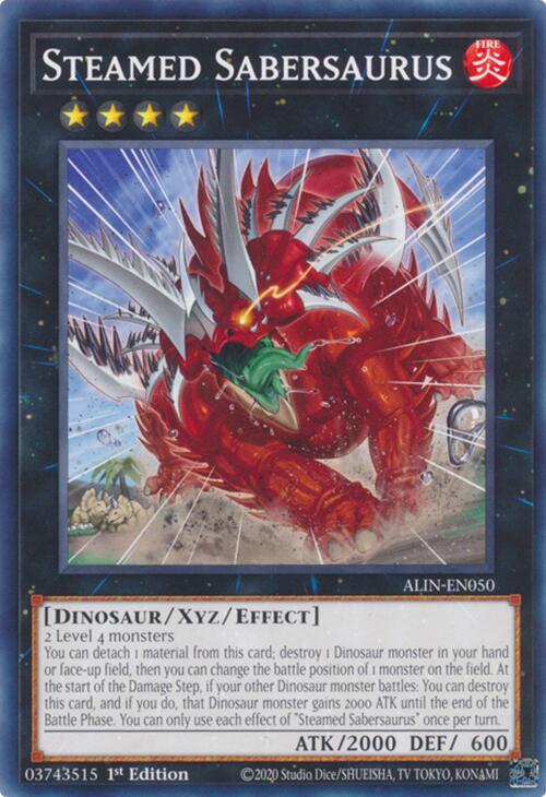 Steamed Sabersaurus [ALIN-EN050] Common | Exor Games Summserside
