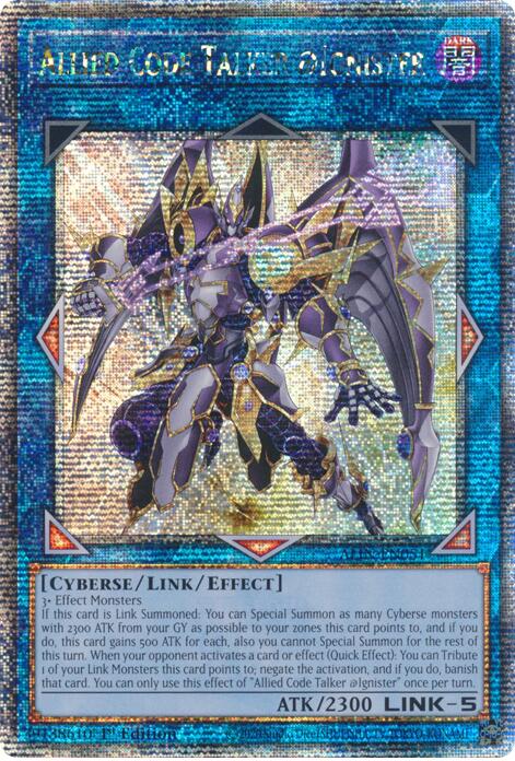 Allied Code Talker @Ignister [ALIN-EN051] Quarter Century Secret Rare | Exor Games Summserside
