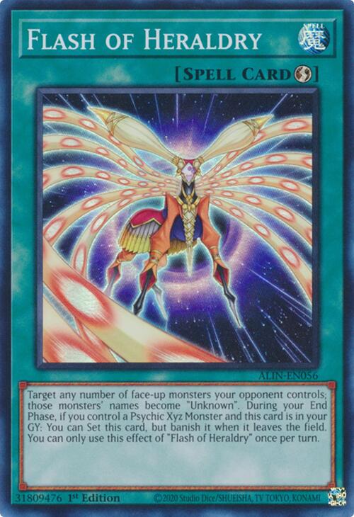 Flash of Heraldry [ALIN-EN056] Super Rare | Exor Games Summserside