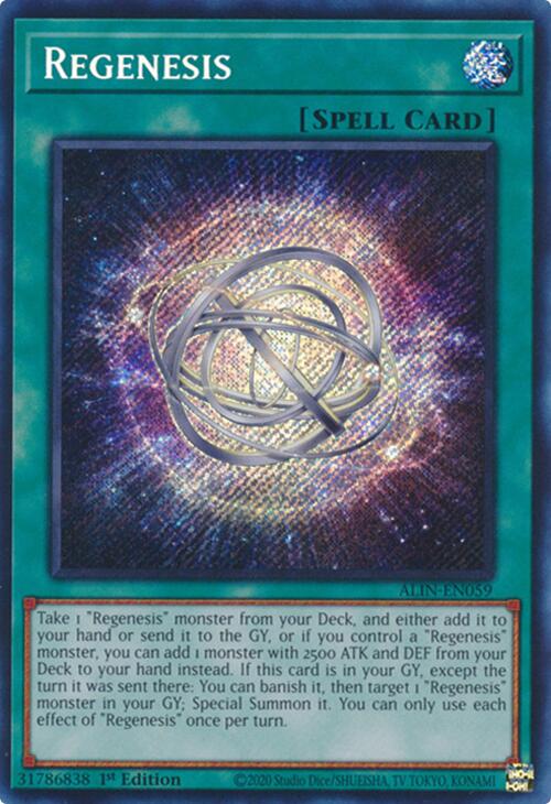 Regenesis [ALIN-EN059] Secret Rare | Exor Games Summserside