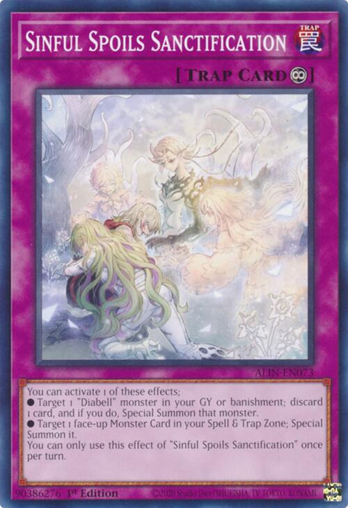 Sinful Spoils Sanctification [ALIN-EN073] Common | Exor Games Summserside