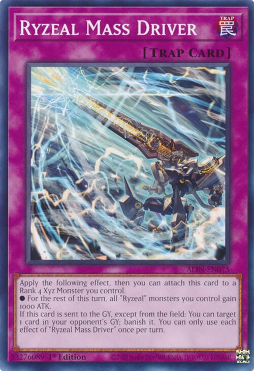 Ryzeal Mass Driver [ALIN-EN075] Common | Exor Games Summserside