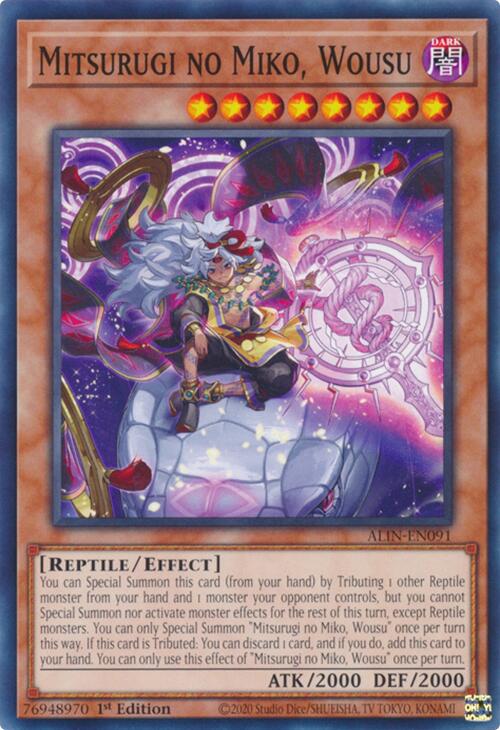 Mitsurugi no Miko, Wousu [ALIN-EN091] Common | Exor Games Summserside