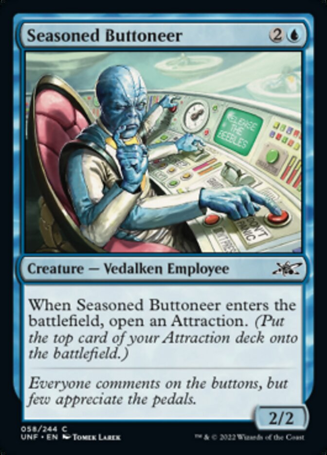 Seasoned Buttoneer [Unfinity] | Exor Games Summserside