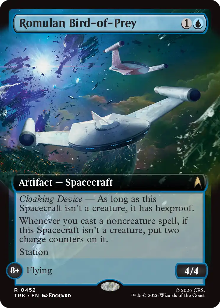 Romulan Bird-of-Prey (Extended Art) [Star Trek] | Exor Games Summserside