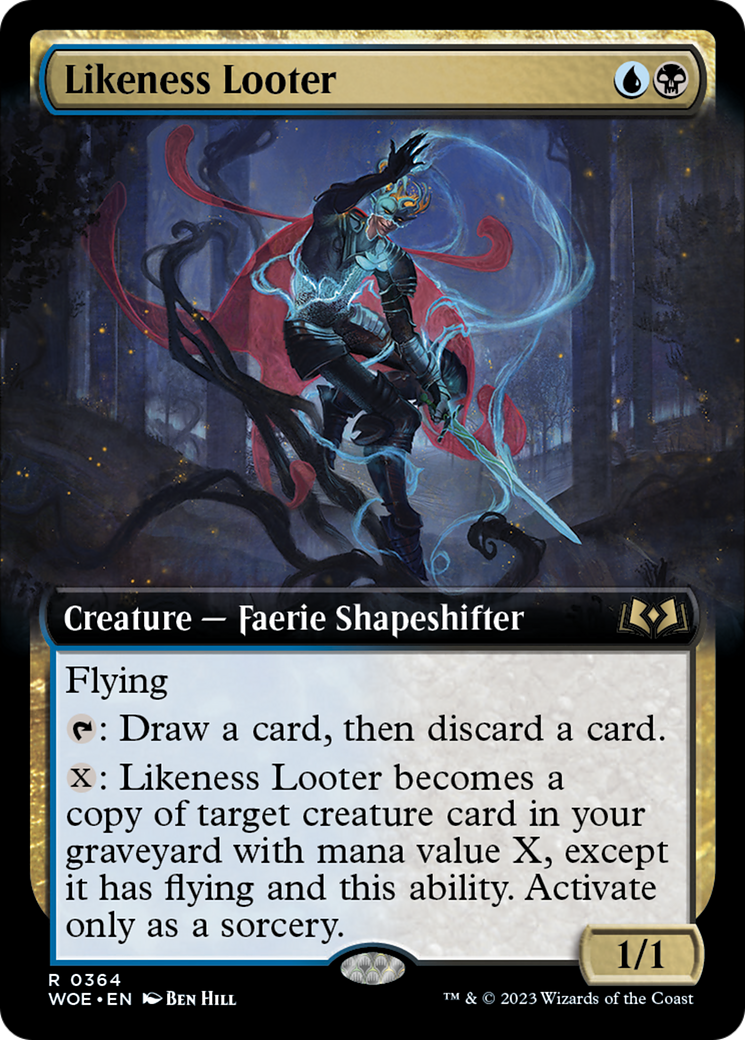 Likeness Looter (Extended Art) [Wilds of Eldraine] | Exor Games Summserside