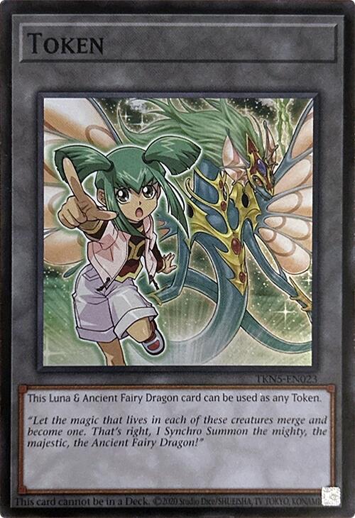 Token (Luna & Ancient Fairy Dragon) [TKN5-EN023] Super Rare | Exor Games Summserside